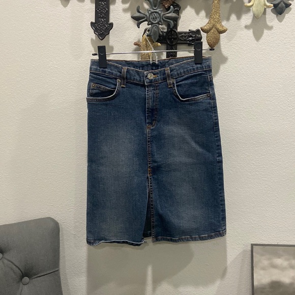 Pencil Jean stretchy skirt - Picture 1 of 3